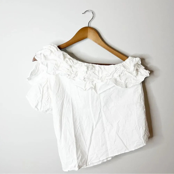 Walter Baker Ruffle One Shoulder Martyn Top - Picture 7 of 8